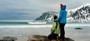 The Ramberg beach in Lofoten. 
Photo: CH / Innovation Norway .